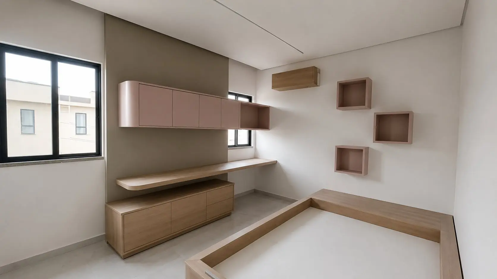 Quarto jovem renderização